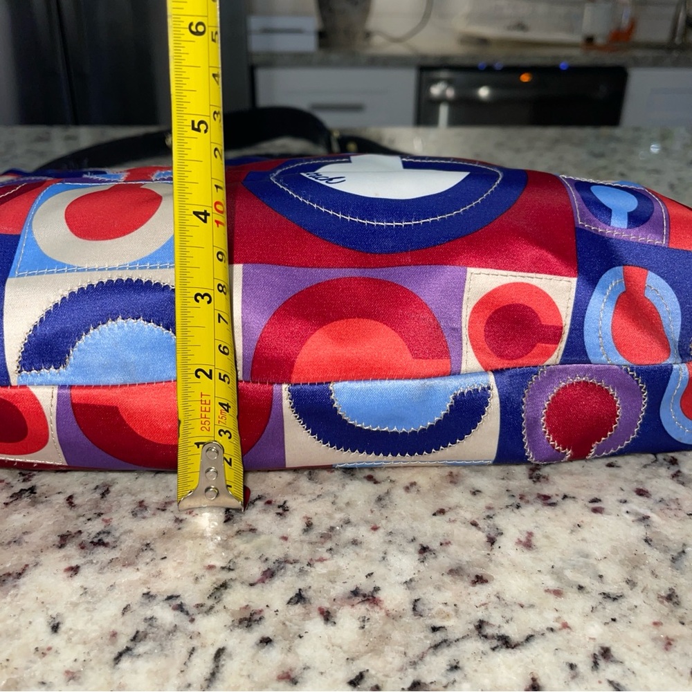Coach Limited Edition Madison Op Art Julianne Bag Tote Handbag Purse 13253 🔥🔥🔥 - Picture 11 of 16